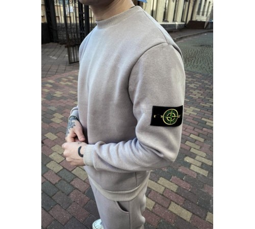 Спортивный костюм STONE ISLAND утепленный серый 5-664