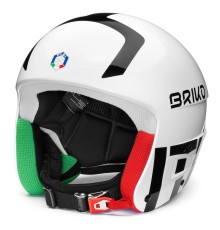 Шолом гірськолижний підлітковий Briko Vulcano FIS 6.8 FISI JR S/M (56 cм) White/Black (4884218558)