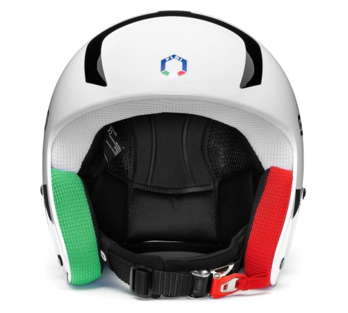 Шолом гірськолижний підлітковий Briko Vulcano FIS 6.8 FISI JR S/M (56 cм) White/Black (4884218558)