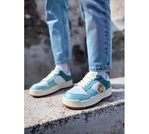 жІночі кросівки nike dunk low white turquoise