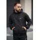 Комплект чоловічий Nike: вітровка "Windrunner Jacket" чорна + штани "President" чорні. Барсетка у подарунок!