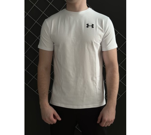 Комплект 5 в 1 Under Armour чорна кофта на змійці + чорні штані + чорна жилетка + біла футболка + 2 пари шкарпеток (чорні та біл