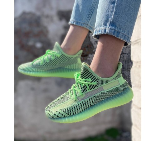 жіночі кросівки adidas yeezy boost 350 лимонні