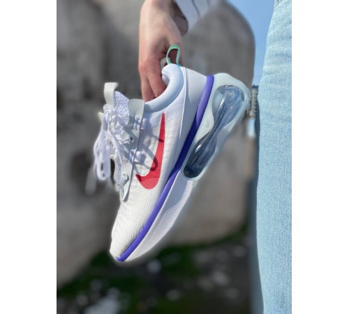 жіночі кросівки nike air max 2021 white light red