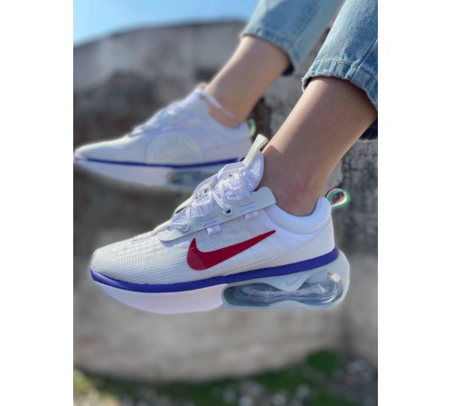 жіночі кросівки nike air max 2021 white light red