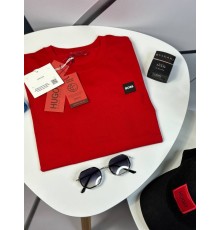 Футболка Hugo Boss красная mf001