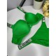 Комплект женский Victoria’s Secret Rhinestone Green kk049