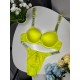 Комплект женский Victoria’s Secret Rhinestone Yellow kk050