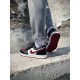 чоловічі кросівки nike air jordan 1 retro low black/burgundy/white