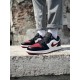 чоловічі кросівки nike air jordan 1 retro low black/burgundy/white