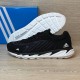 кросівки Adidas літні сітка колір: чорний /білий