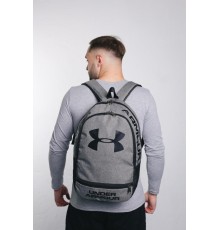 Рюкзак сірий меланж (велике лого) Under Armour