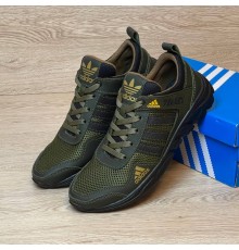 Кросівки Adidas літо сітка хакі