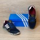 кросівки літні сітка Adidas колір темно синій, білий