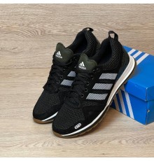 кросівки літні сітка Adidas Колір чорний, білий