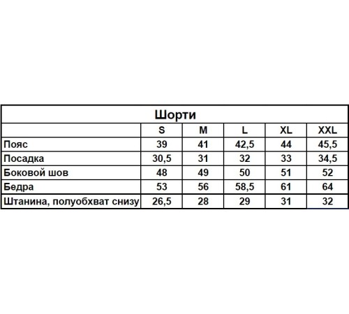 Шорти однотонні чорні RD199