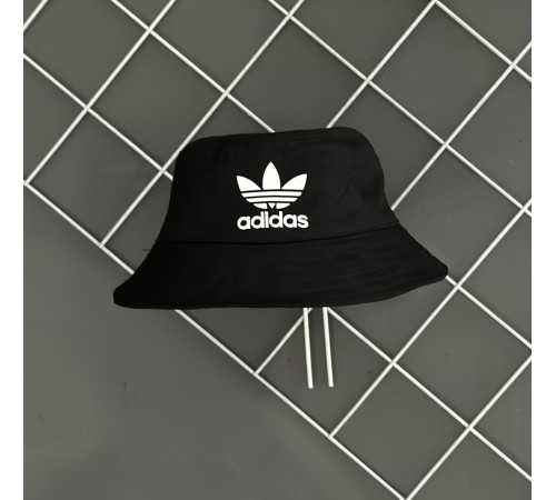 Панама чорна Adidas білий лого RD240