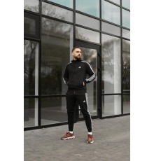 Костюм Adidas чорний + барсетка у подарунок