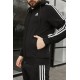 Костюм Adidas чорний + барсетка у подарунок