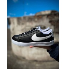 Чоловічі кросівки nike blazer low black white