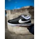 Чоловічі кросівки nike blazer low black white