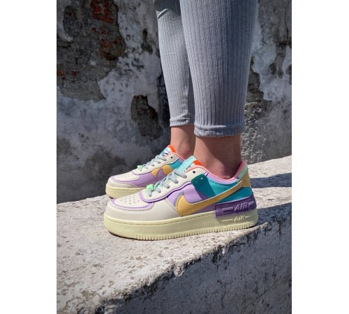 жіночі кросівки nike air force 1 shadow pale Ivory