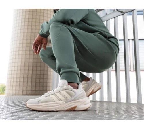 Кросівки чоловічі Adidas Ozelle aluminium/white