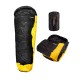 Спальний мішок National Geographic Sleeping Bag 230 x 74 cм black/yellow