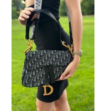 Жіноча сумка Dior 23*21*9 сіра