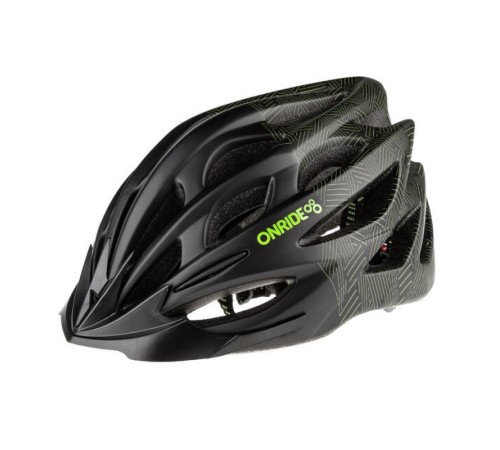 Шолом велосипедний Onride Mount black/green (6936116120604)