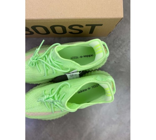 Кроссовки Adidas Yeezy Boost 350 V2 Glow зеленые ob291