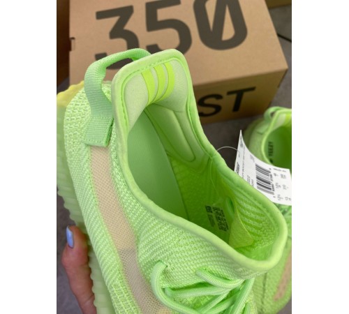 Кроссовки Adidas Yeezy Boost 350 V2 Glow зеленые ob291