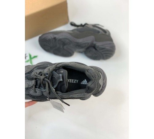 Кроссовки Adidas Yeezy 500 Utility Black черные ob366