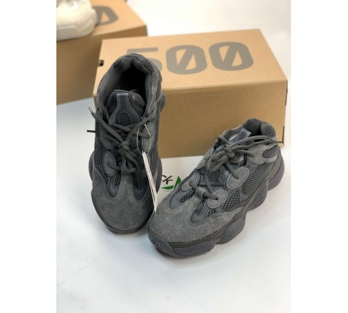 Кроссовки Adidas Yeezy 500 Utility Black черные ob366