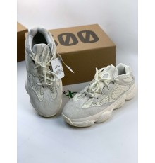 Кроссовки Adidas Yeezy 500 Bone White бежевые ob367