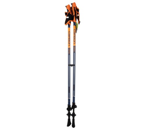 Палиці для скандинавської ходьби Birki Nordic Walking Carbon Vario 105-145 см blue/orange (XXNPOC214.870)