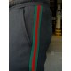 Утеплённые штаны Gucci Green/Red/Green Черные