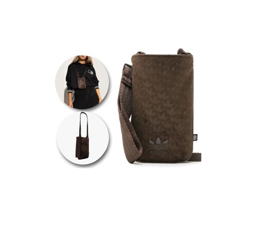 Сумка на плече для телефону Adidas Pouch 10,5x17x1,5 см Brown (HS6729)