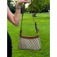 Жіноча сумка Gucci Aphrodite Shoulder Bag Brown Leather