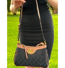 Жіноча сумка Gucci Aphrodite Shoulder Bag Brown \ black