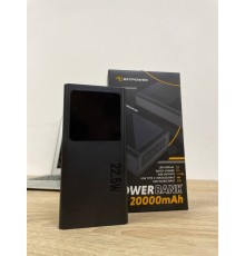 Павербанк з ліхтариком BeePower 20000mAh 22.5W чорний