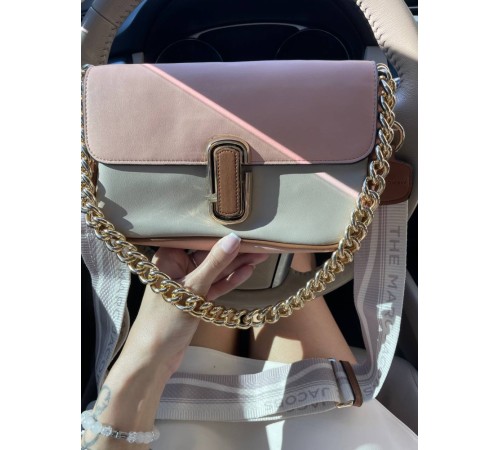 Жіноча сумка Marc Jacobs The J Marc Shoulder Bag рожева DN098