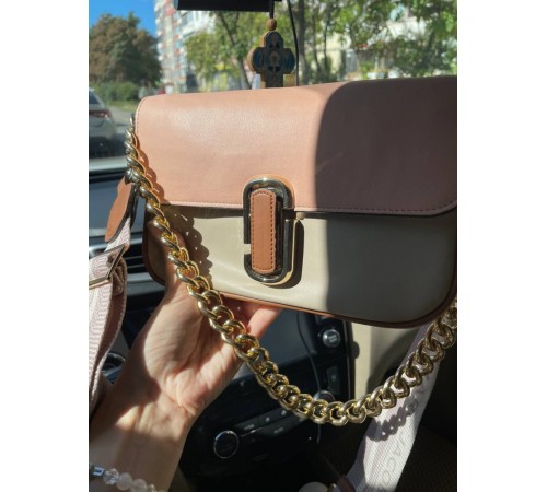 Жіноча сумка Marc Jacobs The J Marc Shoulder Bag рожева DN098