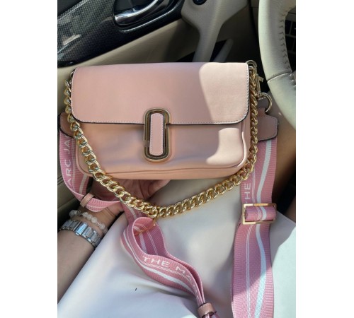 Жіноча сумка Marc Jacobs The J Marc Shoulder Bag пудра DN099