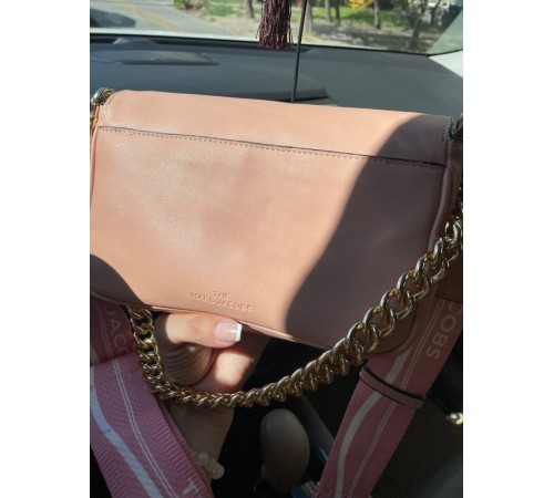 Жіноча сумка Marc Jacobs The J Marc Shoulder Bag пудра DN099