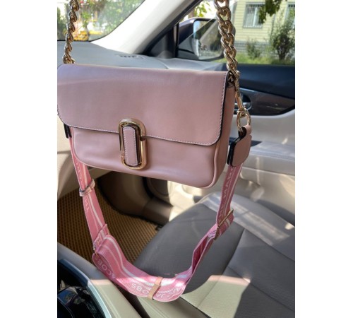 Жіноча сумка Marc Jacobs The J Marc Shoulder Bag пудра DN099