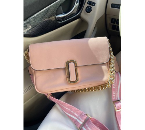 Жіноча сумка Marc Jacobs The J Marc Shoulder Bag пудра DN099