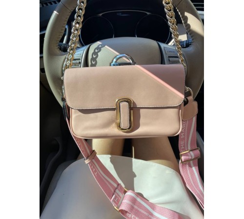 Жіноча сумка Marc Jacobs The J Marc Shoulder Bag пудра DN099