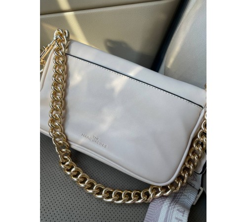 Жіноча сумка Marc Jacobs The J Marc Shoulder Bag бежева DN0100