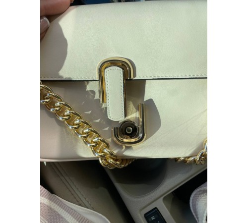 Жіноча сумка Marc Jacobs The J Marc Shoulder Bag бежева DN0100